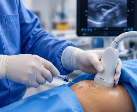 Ultrasound-guided regional anesthesia injection