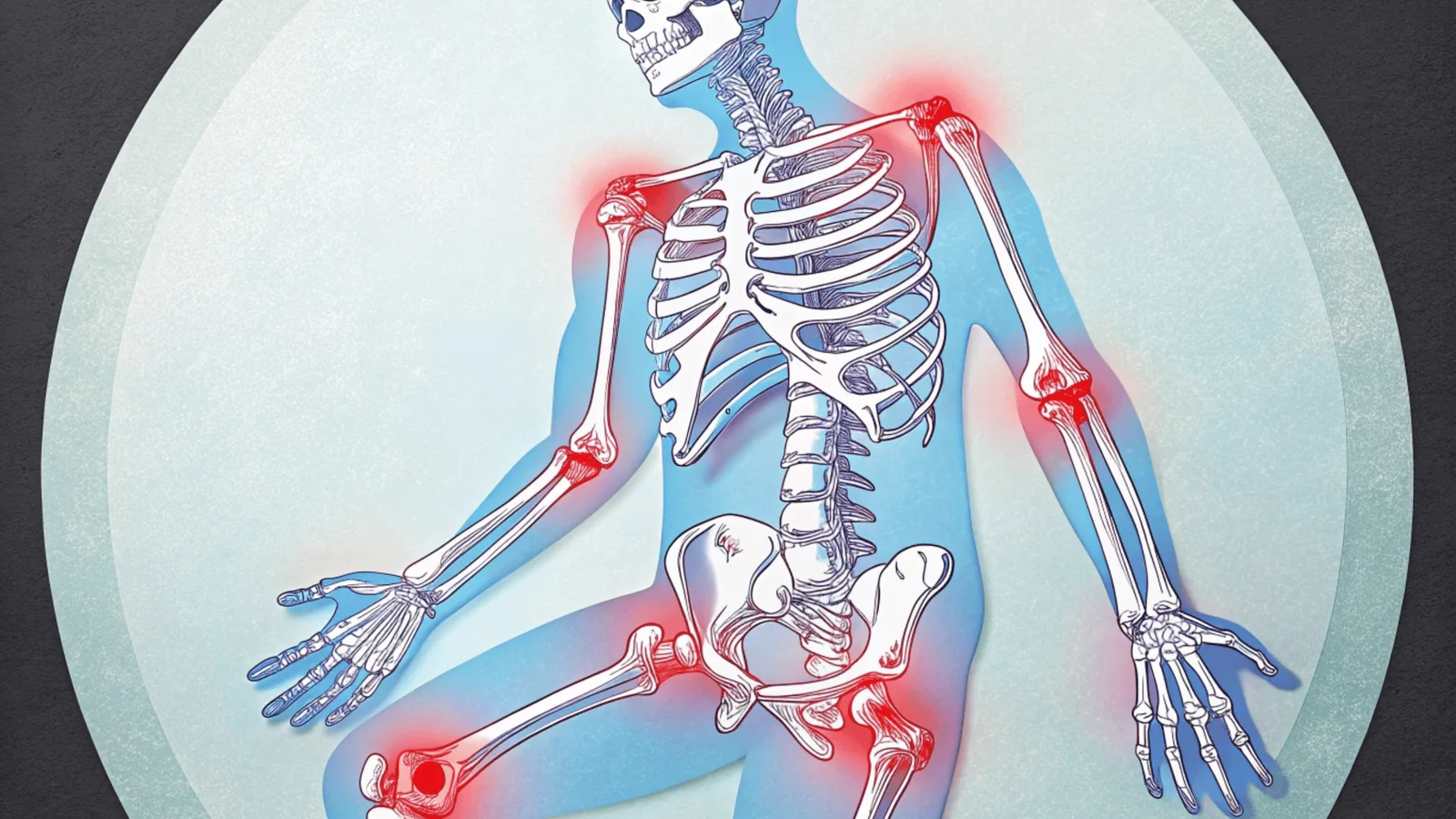shoulder and hip joint pain