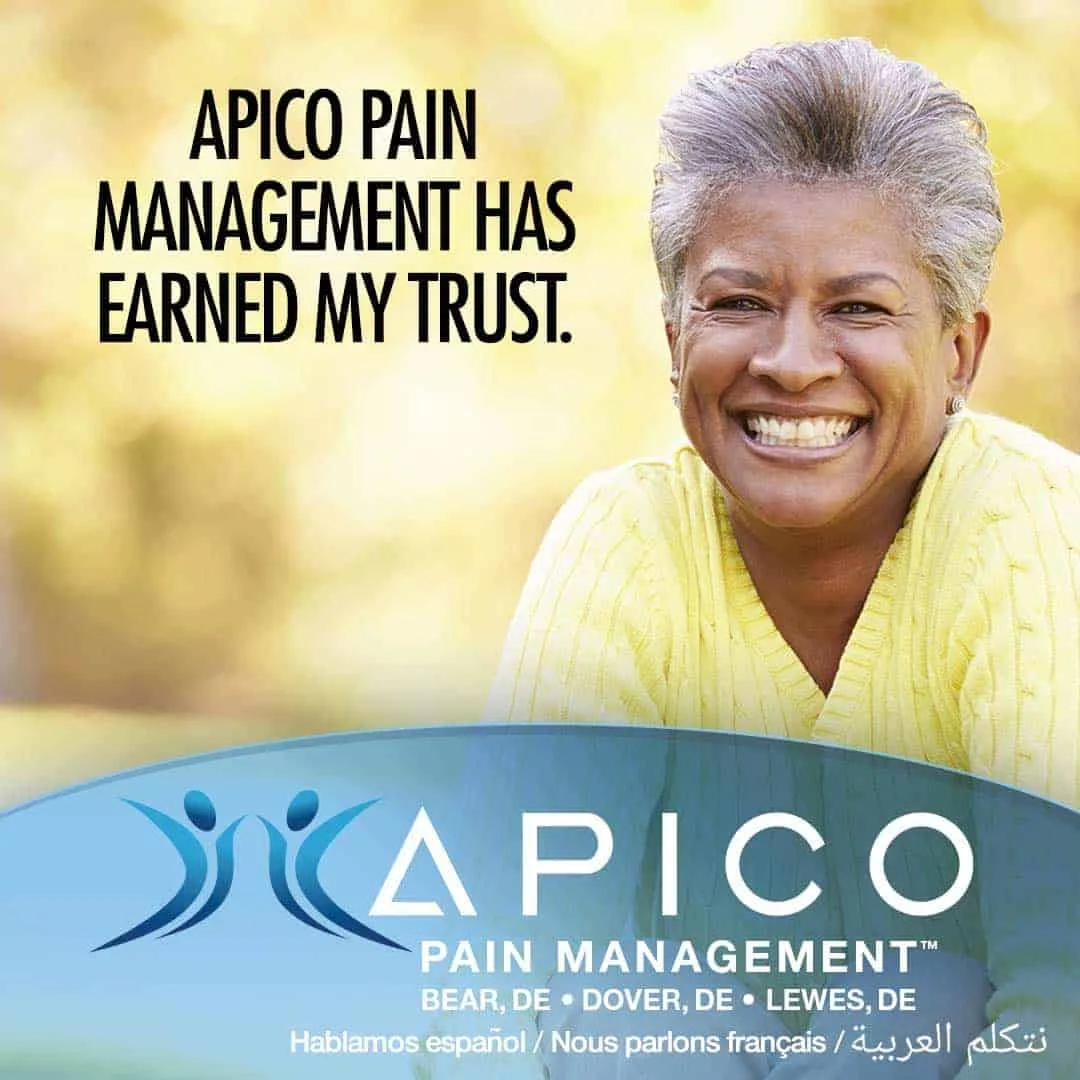 Image of a woman smiling who is no longer in chronic pain - trust is earned.