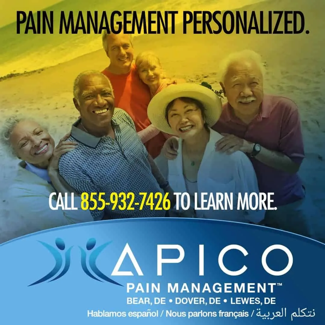 Image of friends at the beach, smiling because they've met with the Delaware pain doctors at APICO Pain Management, and no longer suffer from chronic pain