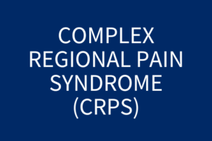 TILE THAT SAYS Complex Regional Pain Syndrome
