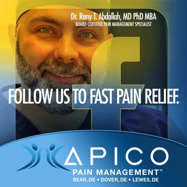 Fast pain relief: Follow us on Facebook